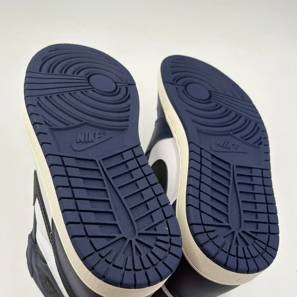 Air Jordan 1 Retro High OG Men’s Size 7.5 Midnight Navy/White Shoes DZ5485 401